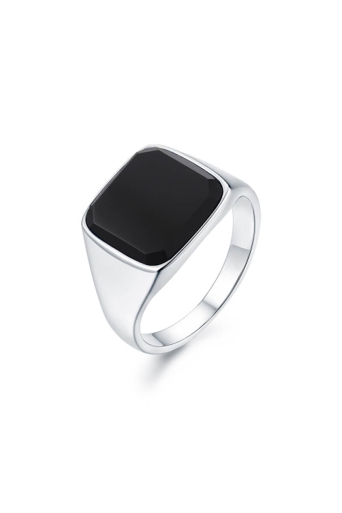 Northern Legacy Black Onyx Signature Ringa Silver