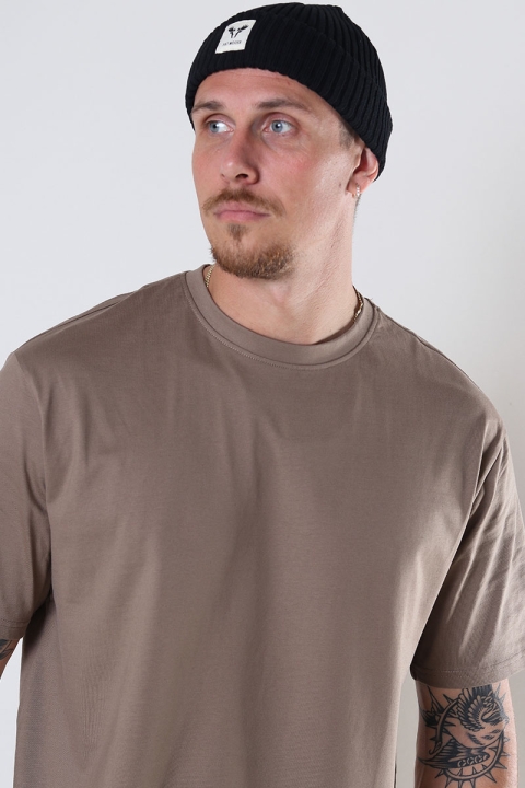 ONLY & SONS FRED BASIC OVERSIZE TEE Caribou