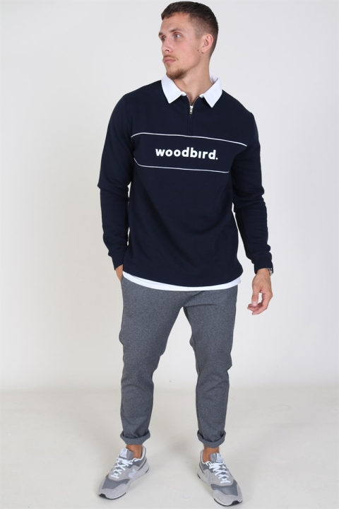 Woodbird Crilly Tröja Navy