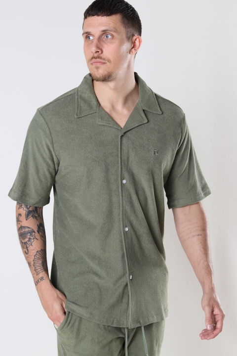 ONLY & SONS ONSJERRY REG SS FROTÉ SHIRT Deep Lichen Green