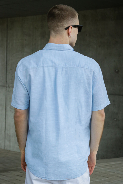 Jack & Jones Summer Shirt SS Chambray Blue
