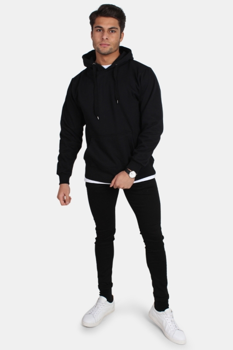 Basic Brand Hooded Tröja Black