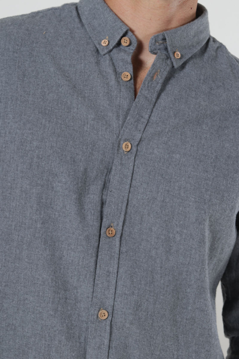 Kronstadt Johan Diego Cotton shirt Grey Mix