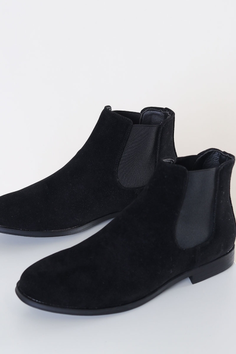 Liebhaveri Chelsea Boots Mocka Black