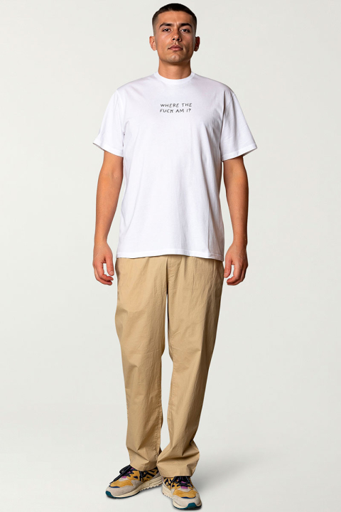 Fat Moose Lost T-shirt White