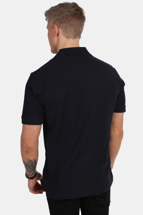 Basic Brand Polo Dark Navy