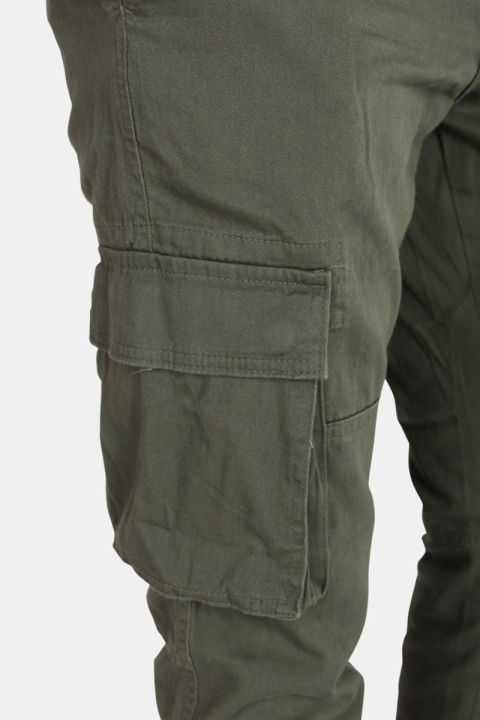 Only & Sons Tarp Stage Cargo Cuff Pants Olive Night