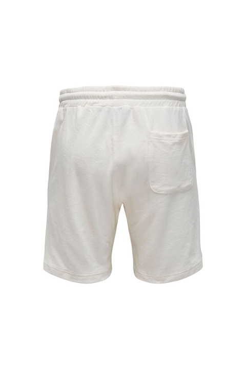 ONLY & SONS Davis Terry Shorts Antique White