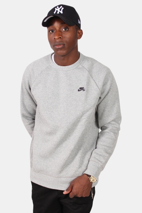 Nike  SB Icon Crew LS Fleece Tröja Grey