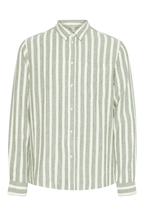 Solid Fried Ls Shirt Vetiver