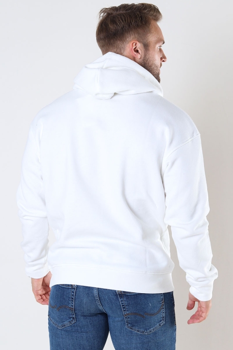 Jack & Jones JORBRINK CREST SWEAT HOOD Cloud Dancer