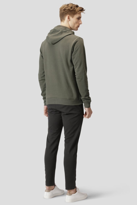 Clean Cut Copenhagen Basic Organic Hoodie Bottle Green