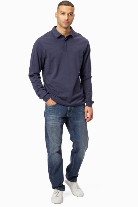 Clean Cut Copenhagen Calvin Polo LS Navy