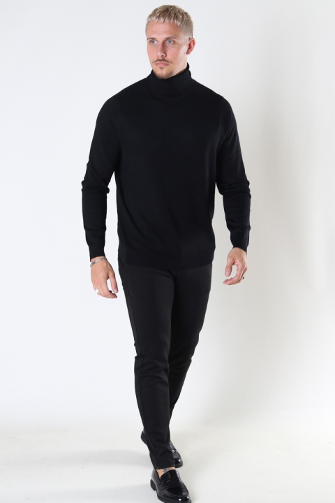 ONLY & SONS WYLER LIFE ROLL NECK KNIT NOOS Black