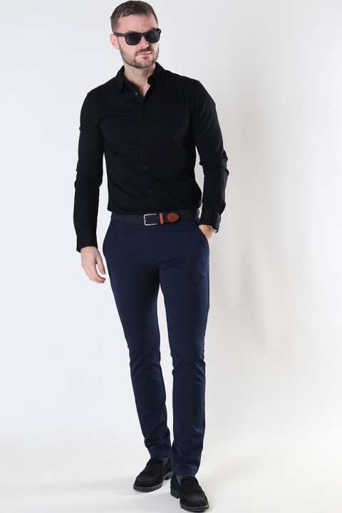 Solid Frederic Pants Navy Blazer