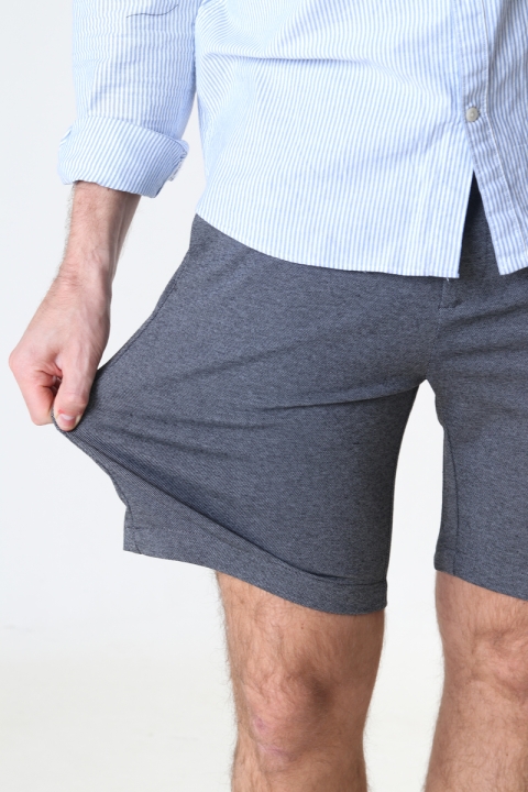 Clean Cut Copenhagen Prato Jersey Shorts Dark Grey Mix 02