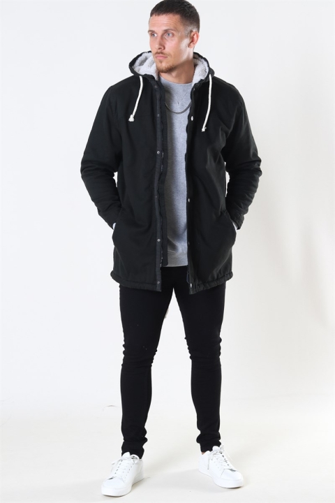 Denim Project Teddy Parka Jacka Black