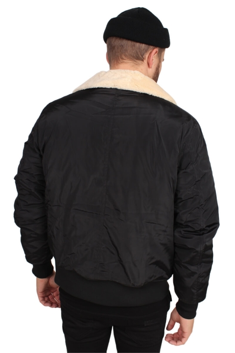 Urban Classics Pilot Bomber Jacka Black