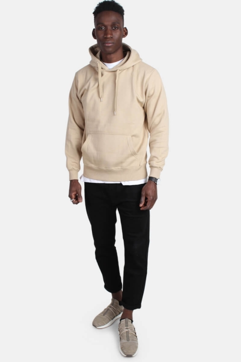 Basic Brand Hooded Tröja Sand