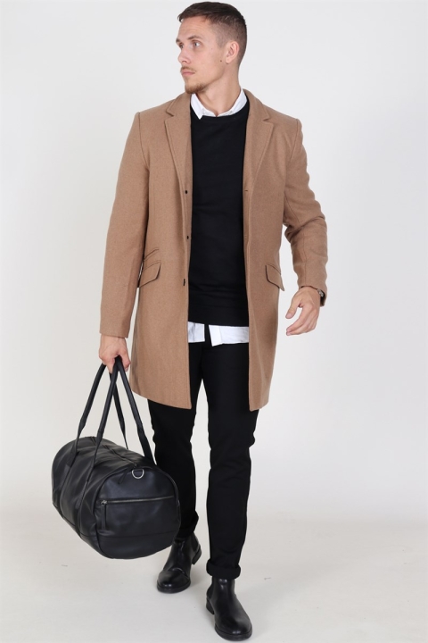 Only & Sons Julian Solid Wool Ullkappa Camel