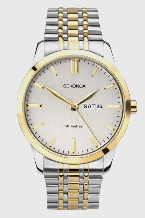 Sekonda 1666 Classic Two-Tone Bracelet Klocka