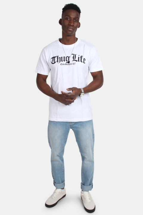 Mister Tee MT382 Thug Life Tee White 