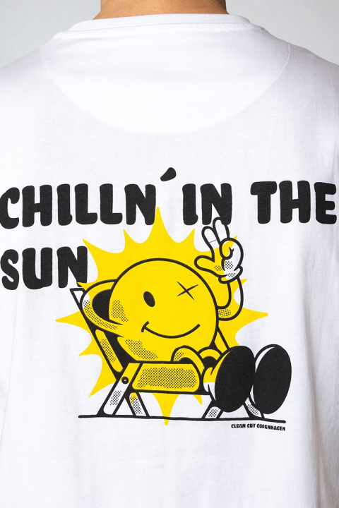 Clean Cut Copenhagen Chilln' T-shirt White