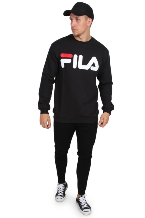 Fila Classic Logo Tröja Black