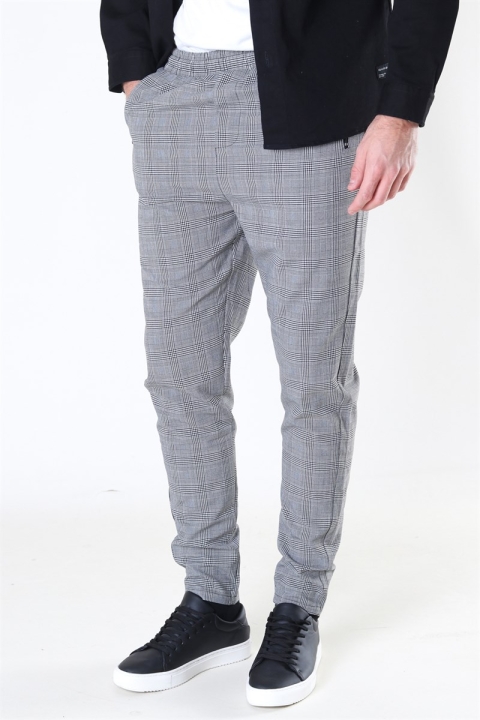Denim Project Kostym Check Pant Grey Check