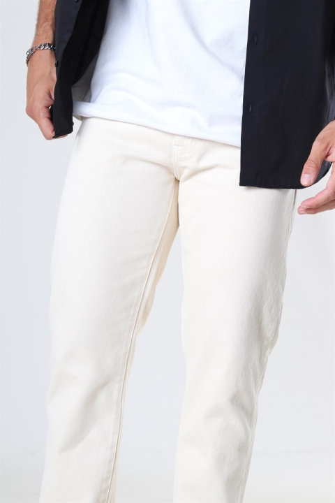 Woodbird Doc Twill Pants Off White