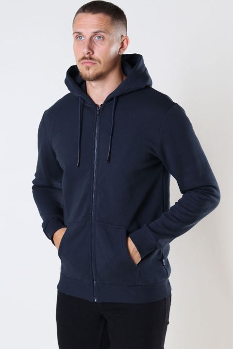 ONLY & SONS CERES ZIP HOODIE SWEAT Dark Navy