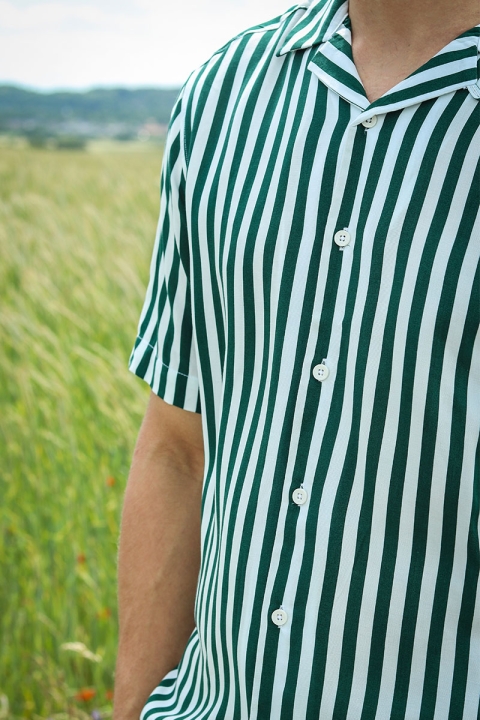 ONLY & SONS WAYNE SS VISCOSE SHIRT Dark Green