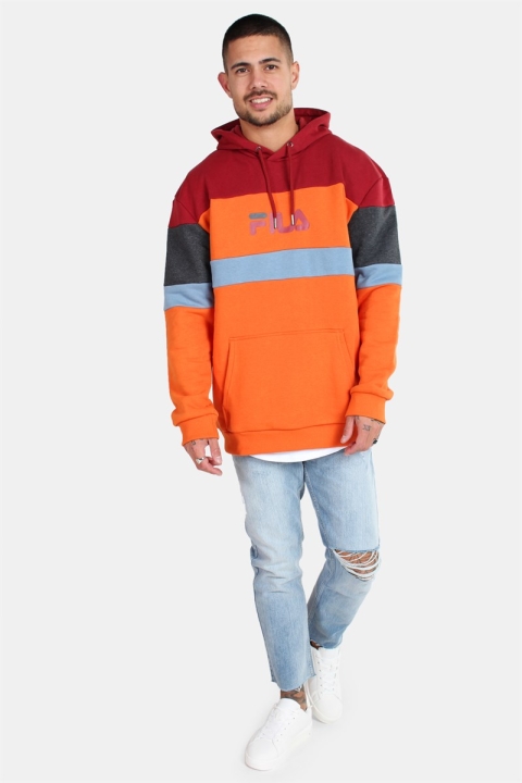 Fila Men Larry Hooded Tröja Harvest Pumpkin