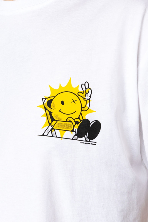 Clean Cut Copenhagen Chilln' T-shirt White