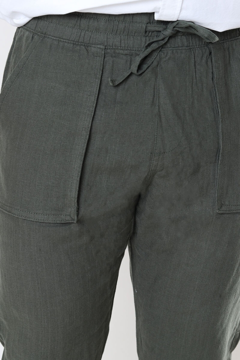 Denim project DP SHAKI LINEN PANT 140 DEEP DEPTHS