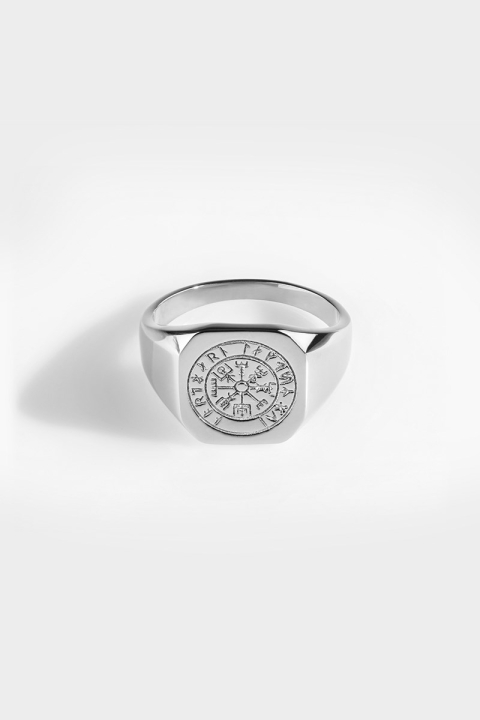 Northern Legacy Vegvisir Signature Ringa Silver