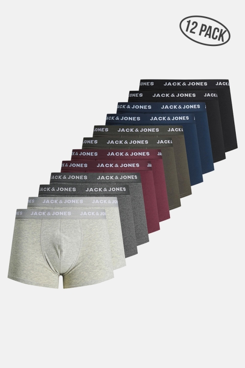 Jack & Jones SOLID TRUNKS 12 PACKS Navy