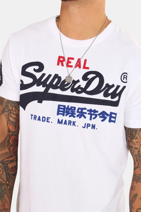 Superdry Vintage Logo Tri T-shirt Optic