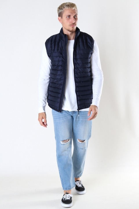 ONLY & SONS ONSPAUL QUILTED VEST OTW Dark Navy