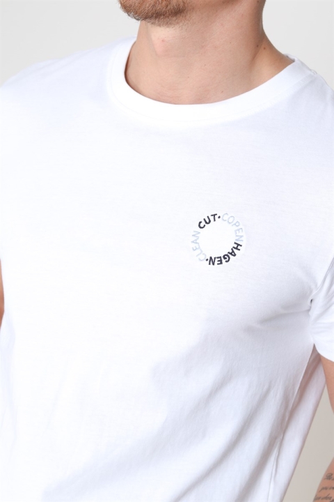 Clean Cut Antonie Logo S/S T-shirt White