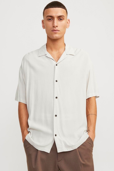 Jack & Jones Jeff Solid Resort Shirt SS Moonbeam