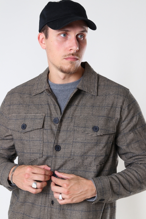 Gabba Clipper Ivy Check LS Shirt Beige Check