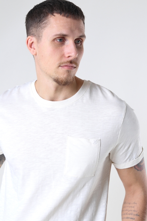 Clean Cut Copenhagen Kolding Organic Tee S/S Ecru