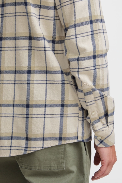 Solid Gisa Shirt Oatmeal
