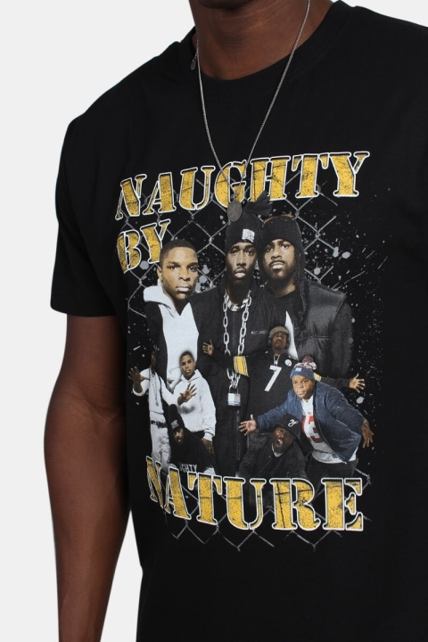 Mister Tee Naughty By NatKlockae 90s T-shirt Black