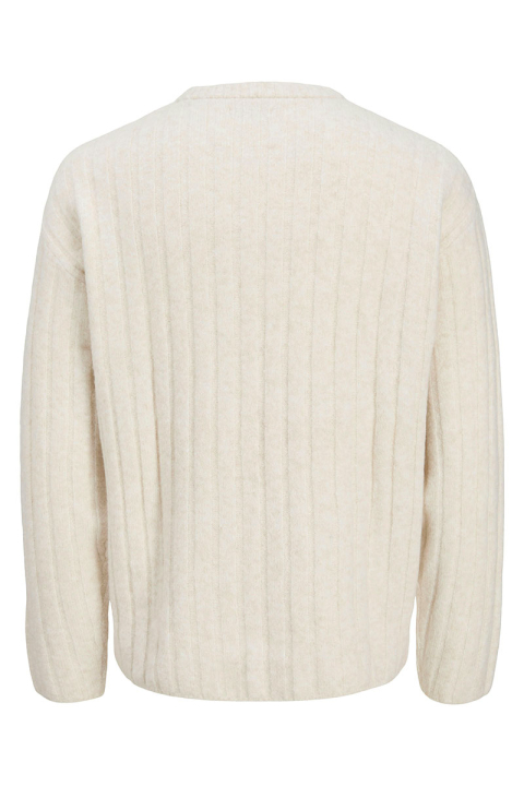Jack & Jones Bradley Carter Knit Crew Neck Moonbeam