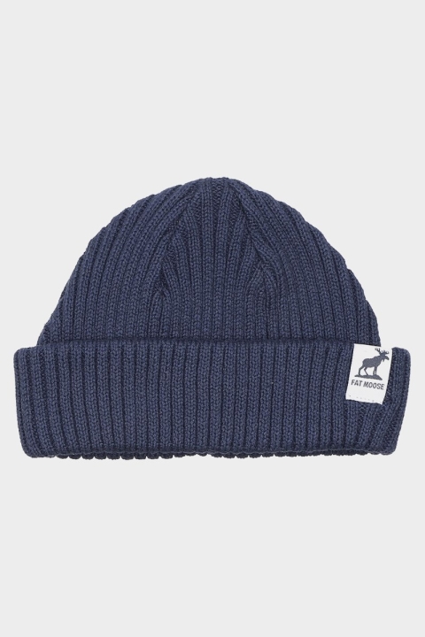 Fat Moose Fat Beanie Hatt Navy