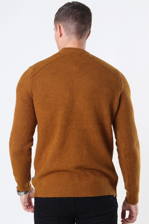 Only & Sons Park 5 Soft Crew Neck Sticka Rubber