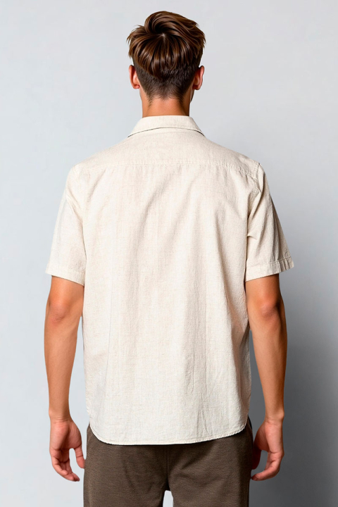 Clean Cut Copenhagen Luca shirt SS Light beige