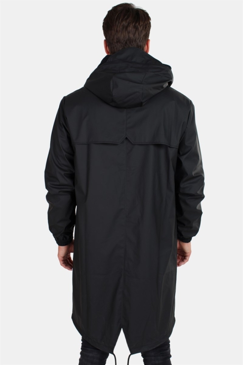 Rains Fishtail Parka RegnJacka Black